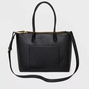 Target large black laptop bag purse